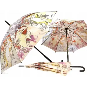 Parasol długi Carmani A. Mucha, Wiosna + Jesień